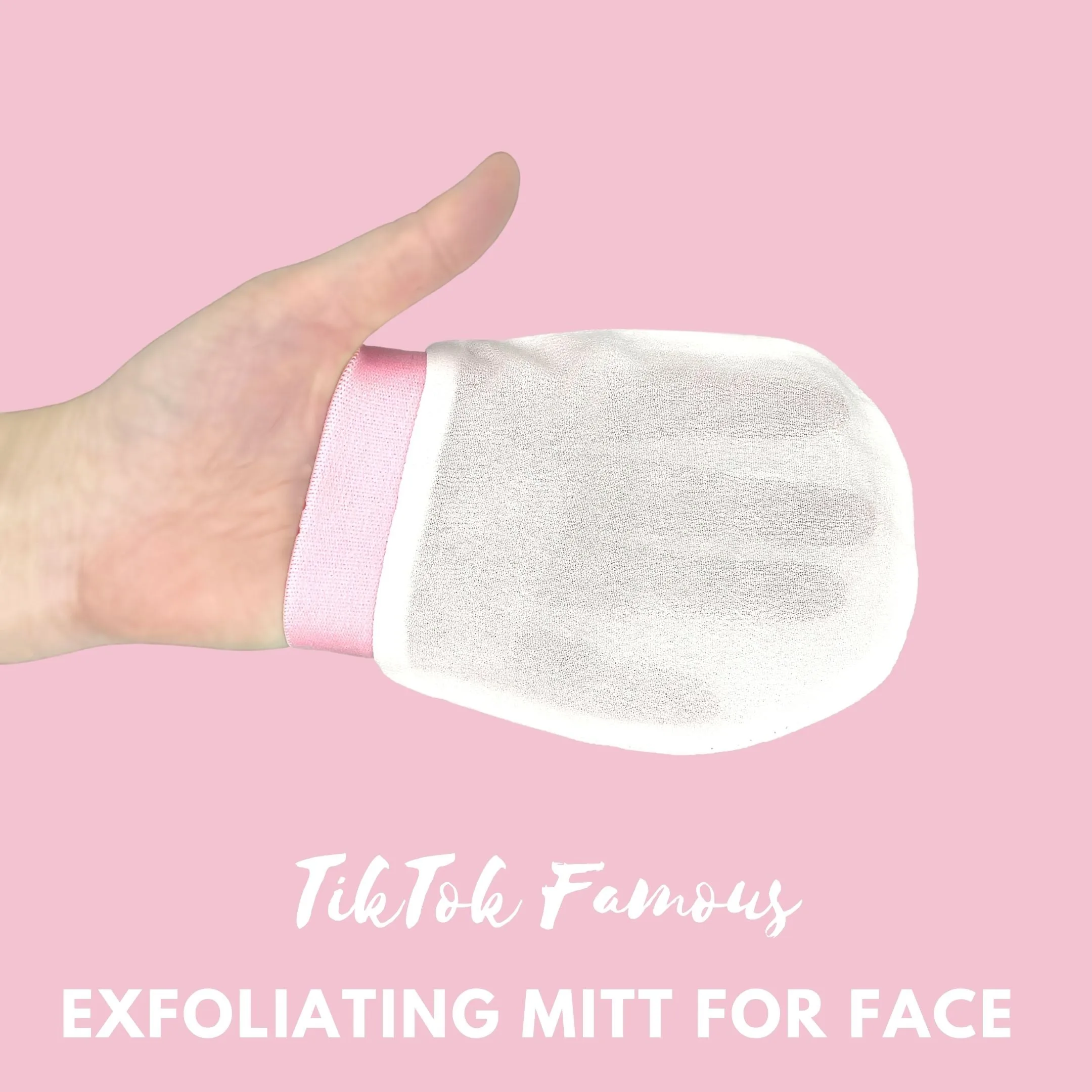 100% Silk Exfoliating Body Glove   Face Mitt. TikTok Famous Silk Exfoliating Mitt NZ