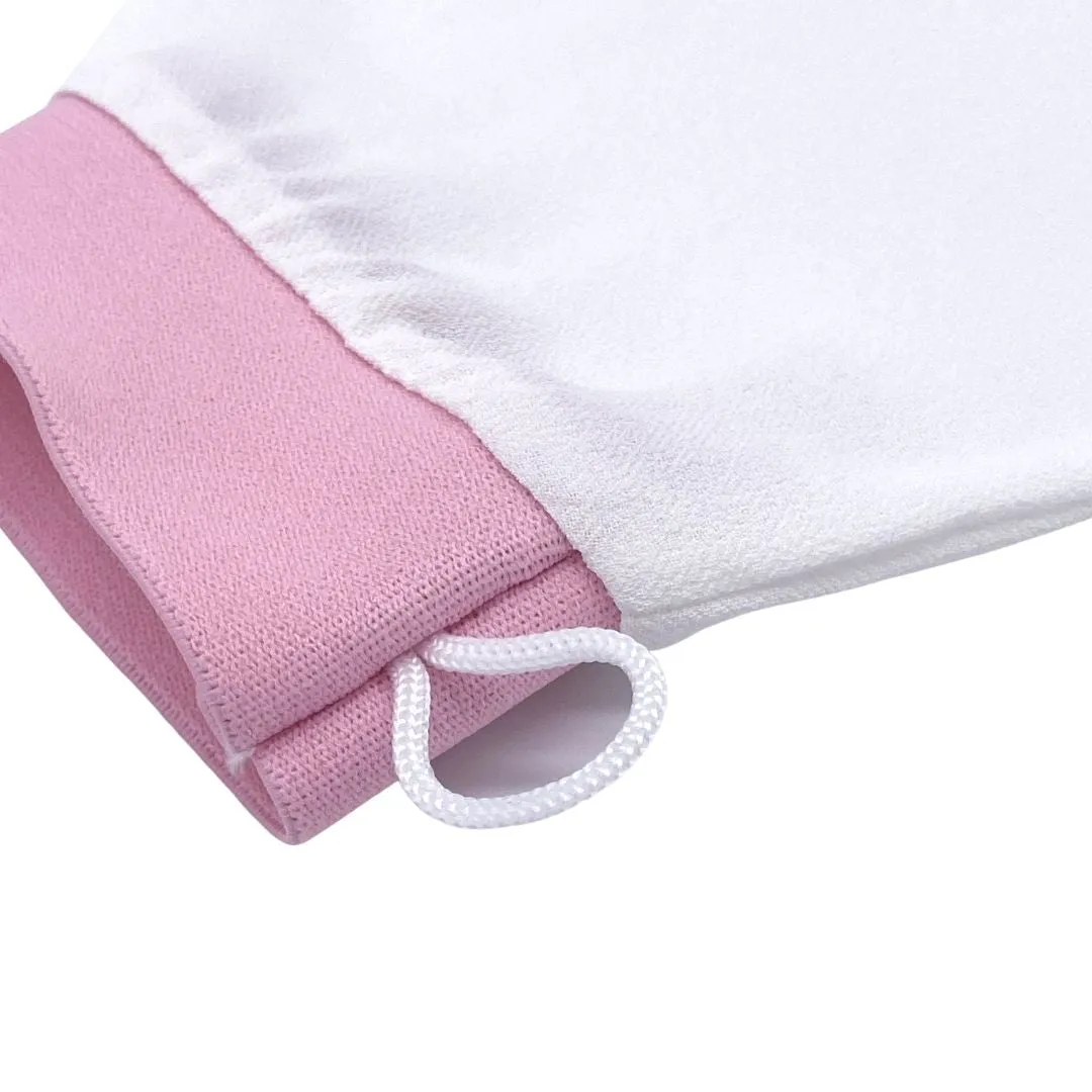 100% Silk Exfoliating Body Glove   Face Mitt. TikTok Famous Silk Exfoliating Mitt NZ
