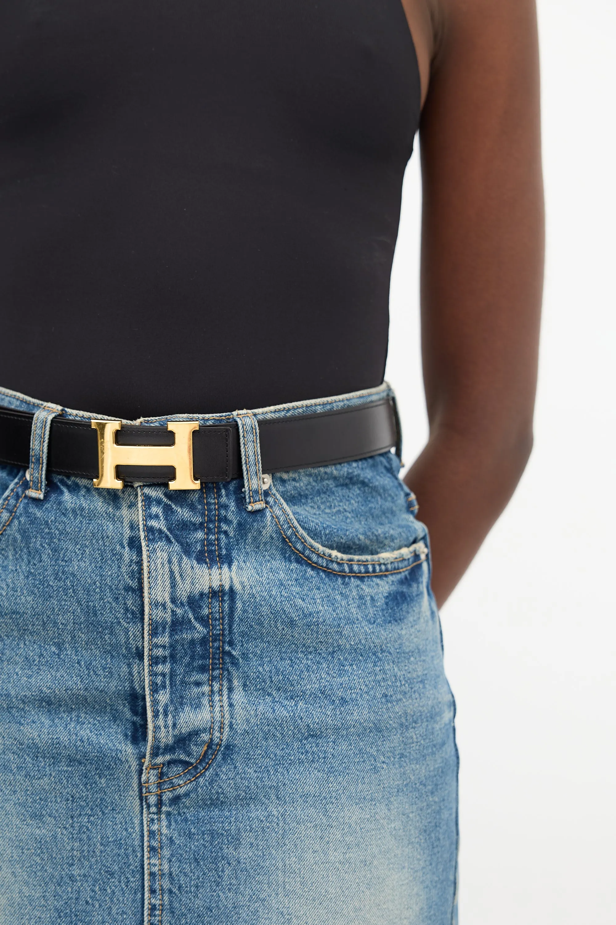 2013 Clemence & Box Reversible Constance H Belt