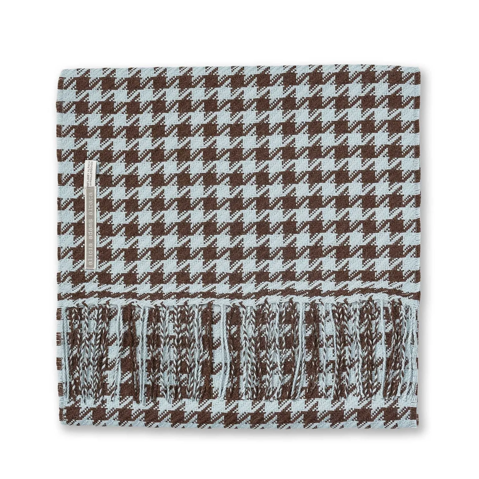 Alpaca Scarf - The “Classic” Houndstooth