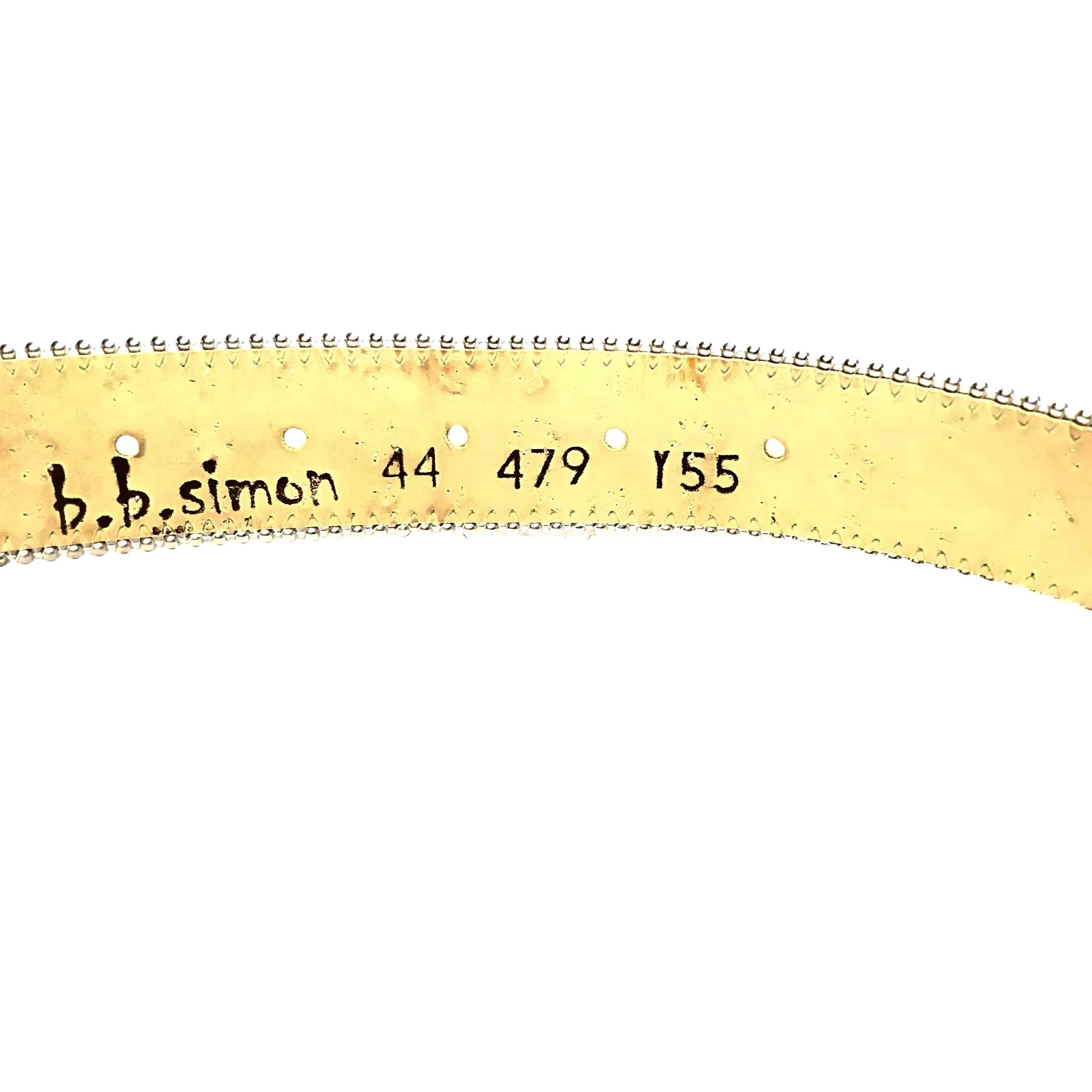 b.b. Simon 'Dune Croc' Swarovski Crystal Belt