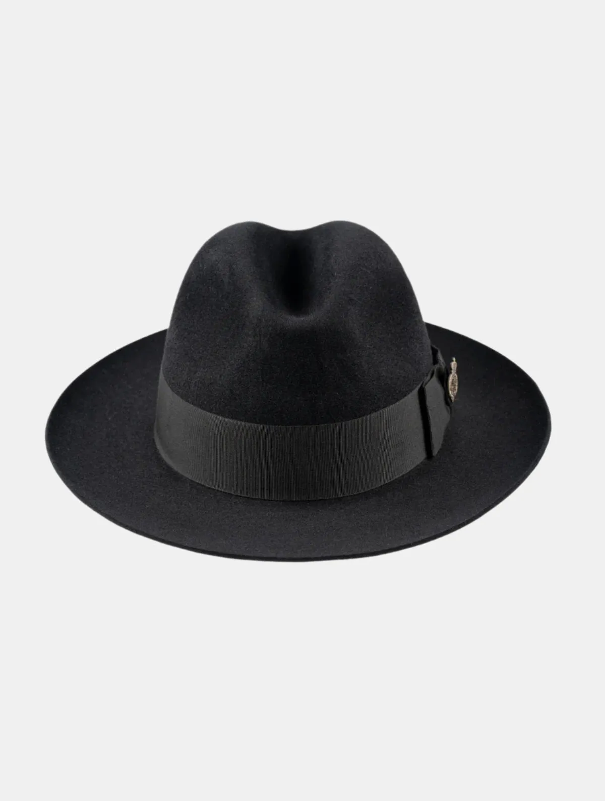 Christys' Classic Felt Fedora Hat - Black