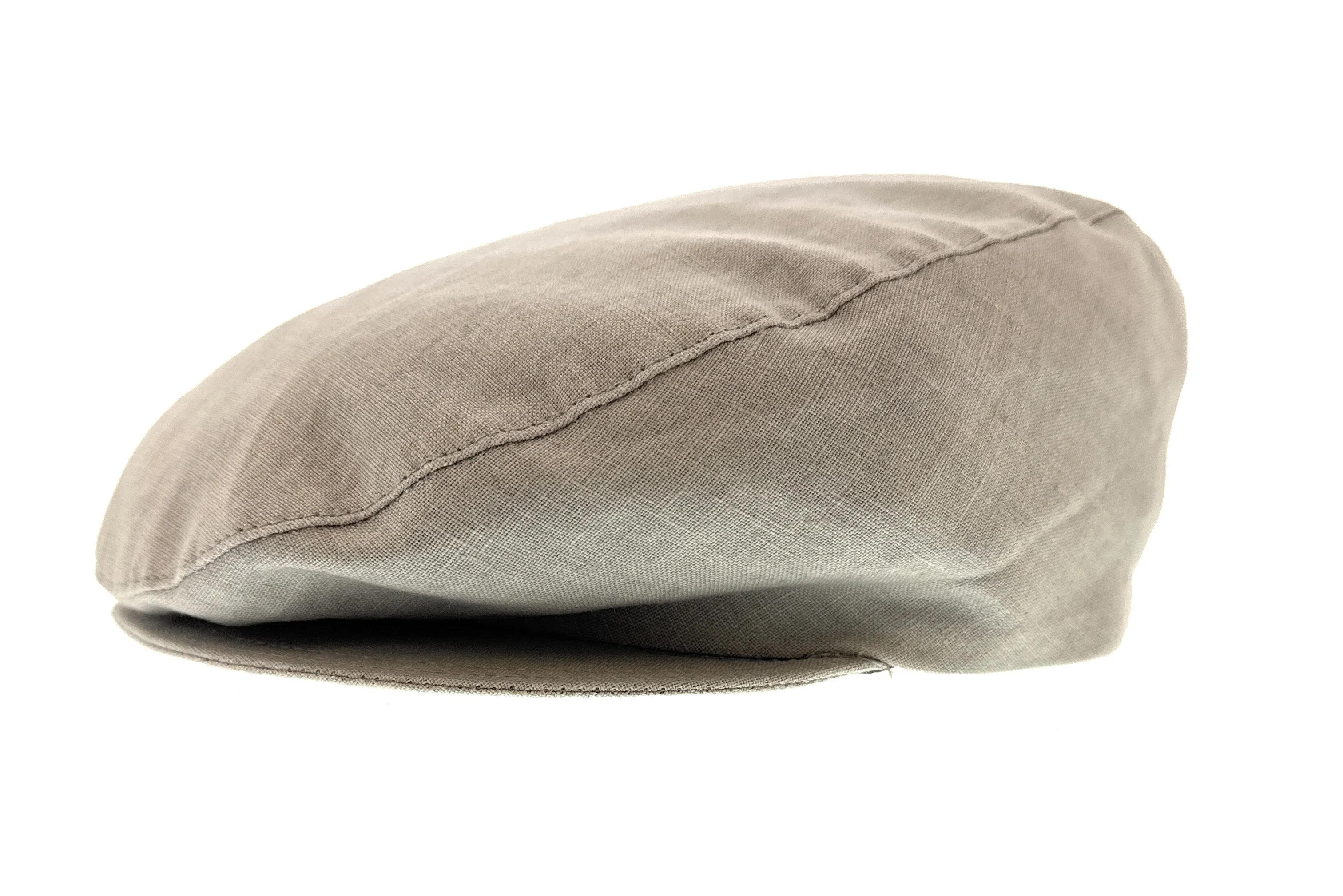 Dolce & Gabbana Men’s Beige Linen Flat Cap –  Luxury Headwear