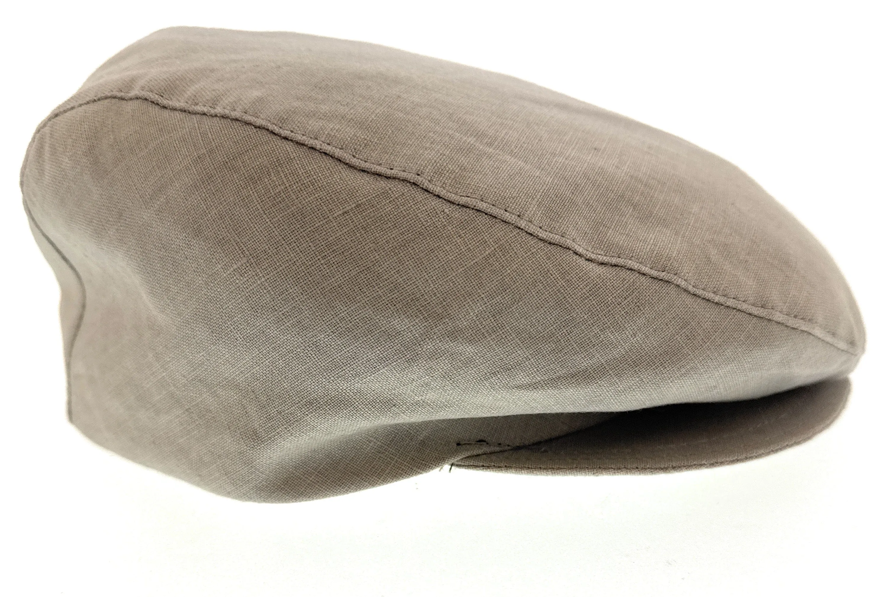 Dolce & Gabbana Men’s Beige Linen Flat Cap –  Luxury Headwear