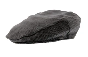 Dolce & Gabbana Men’s Grey Herringbone Flat Cap –  Luxury Headwear
