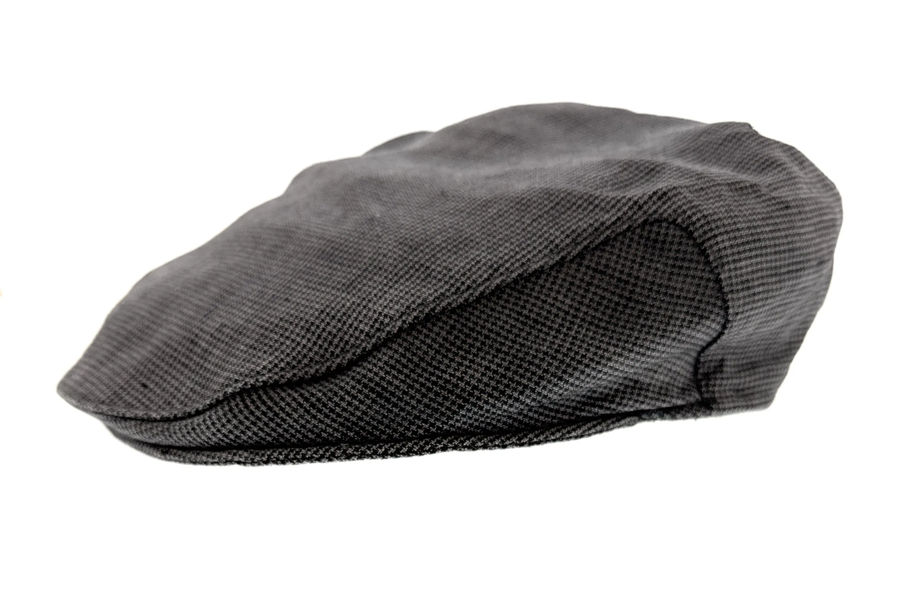 Dolce & Gabbana Men’s Grey Herringbone Flat Cap –  Luxury Headwear