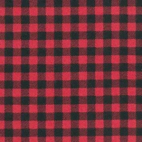 FLANNEL Burly Beavers - Cardinal $11.99/ Yard