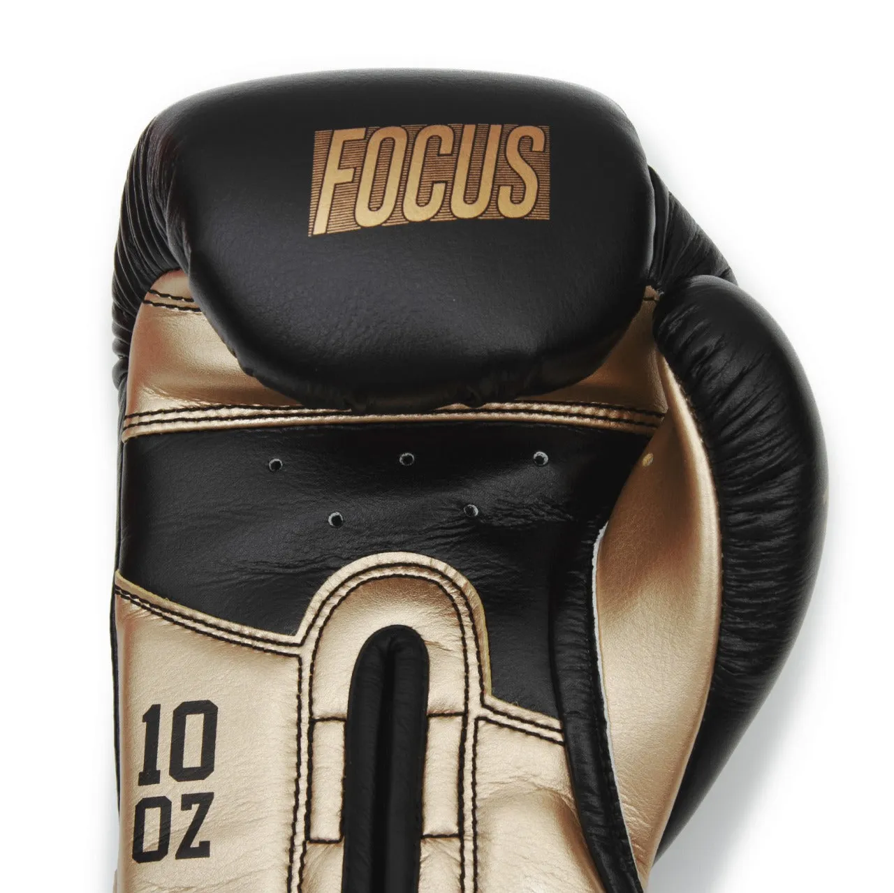 Focus Boxing Gloves | Onyx Gold