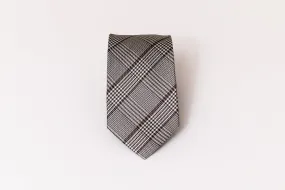 Houndstooth Plaid Tie