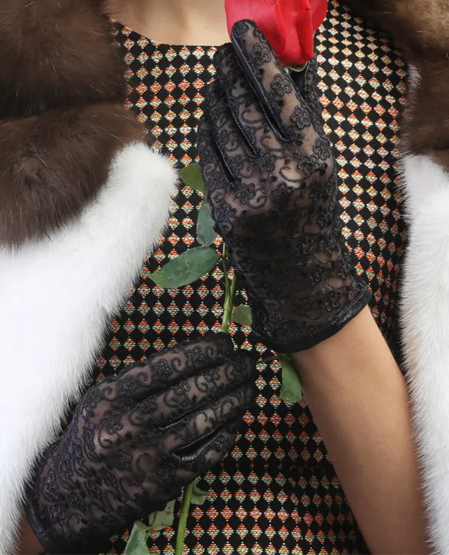 Luxury genuine leather gloves