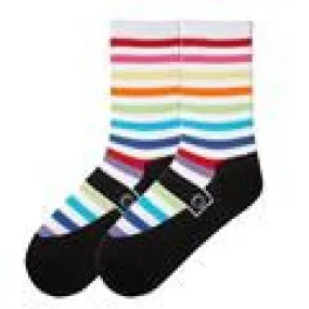 Mary Jane Striped Socks (Women's)