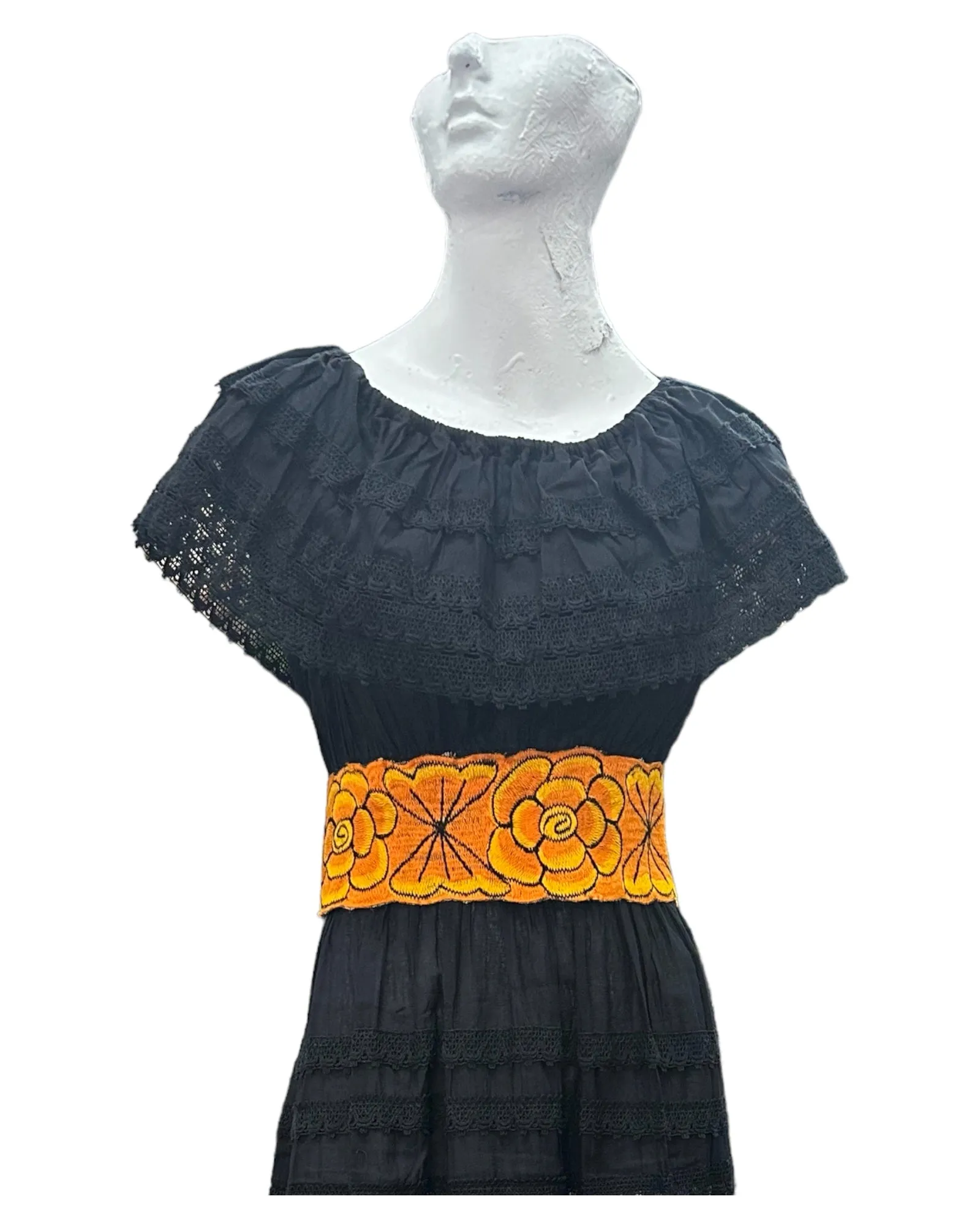 Mexican Floral Embroidered Belts