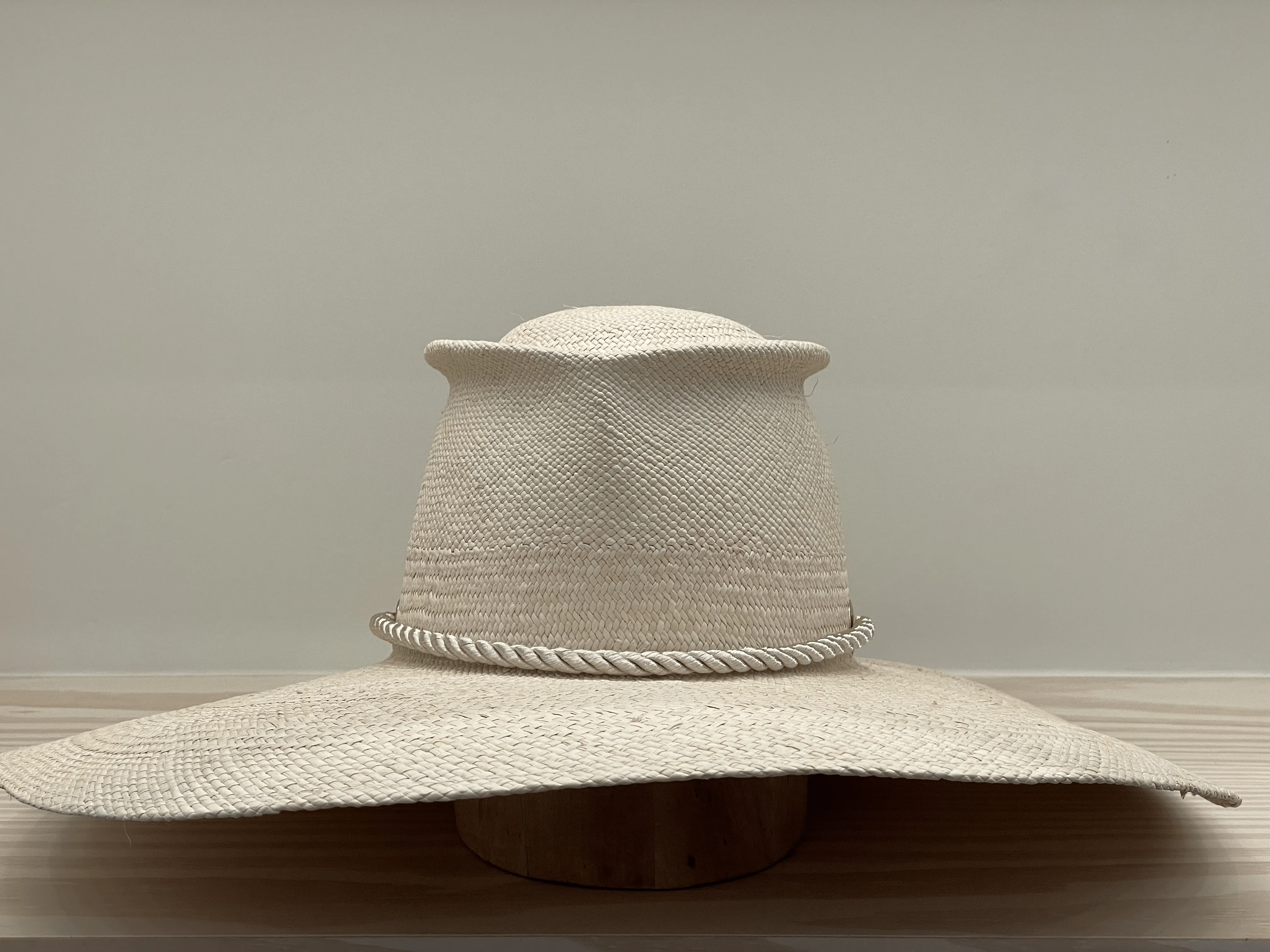 Poly Bucket Hat in Cream
