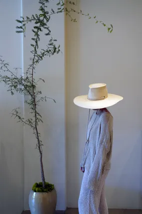 Poly Bucket Hat in Cream